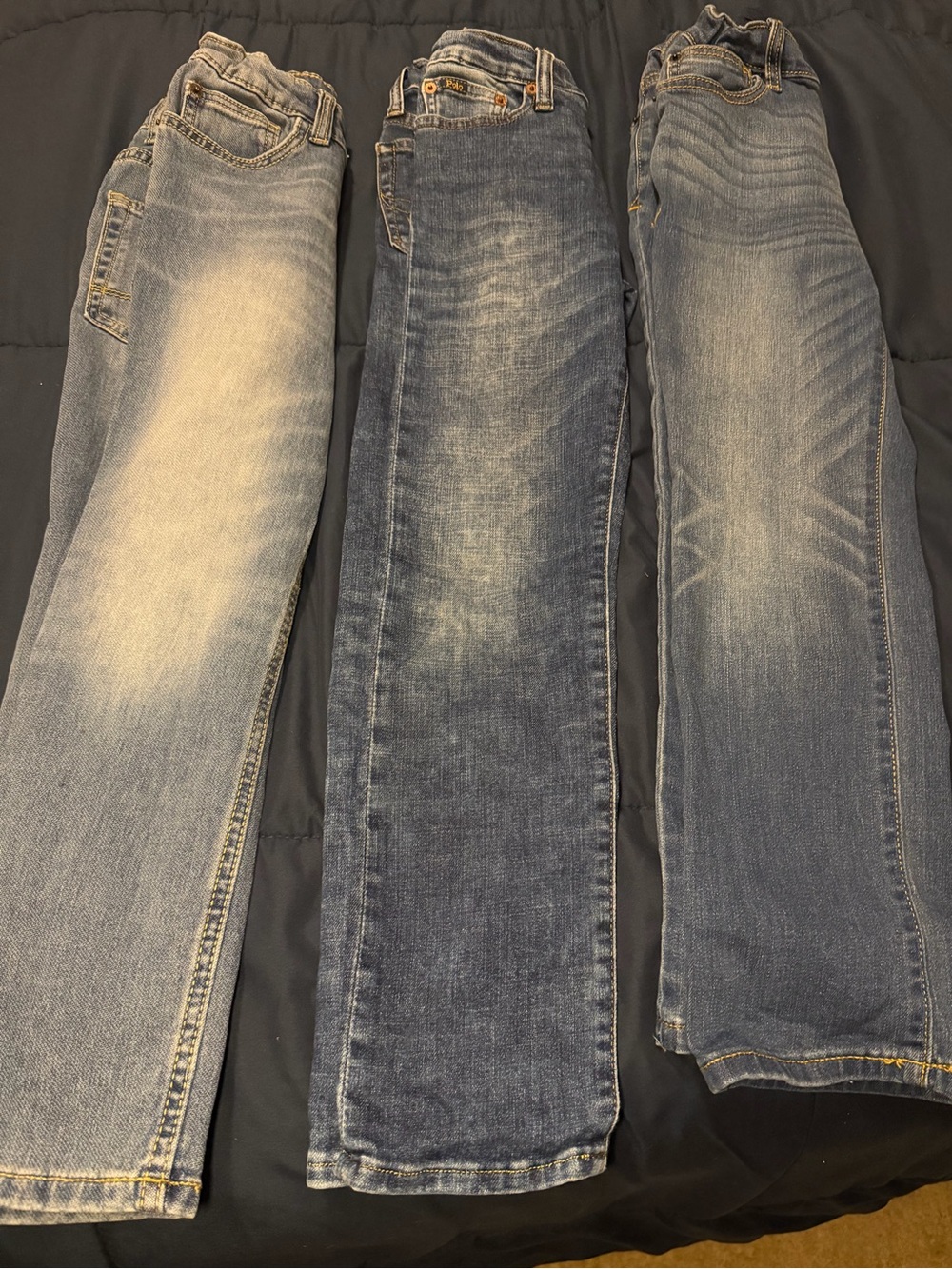 Kids Blue Washed Jeans - bundle